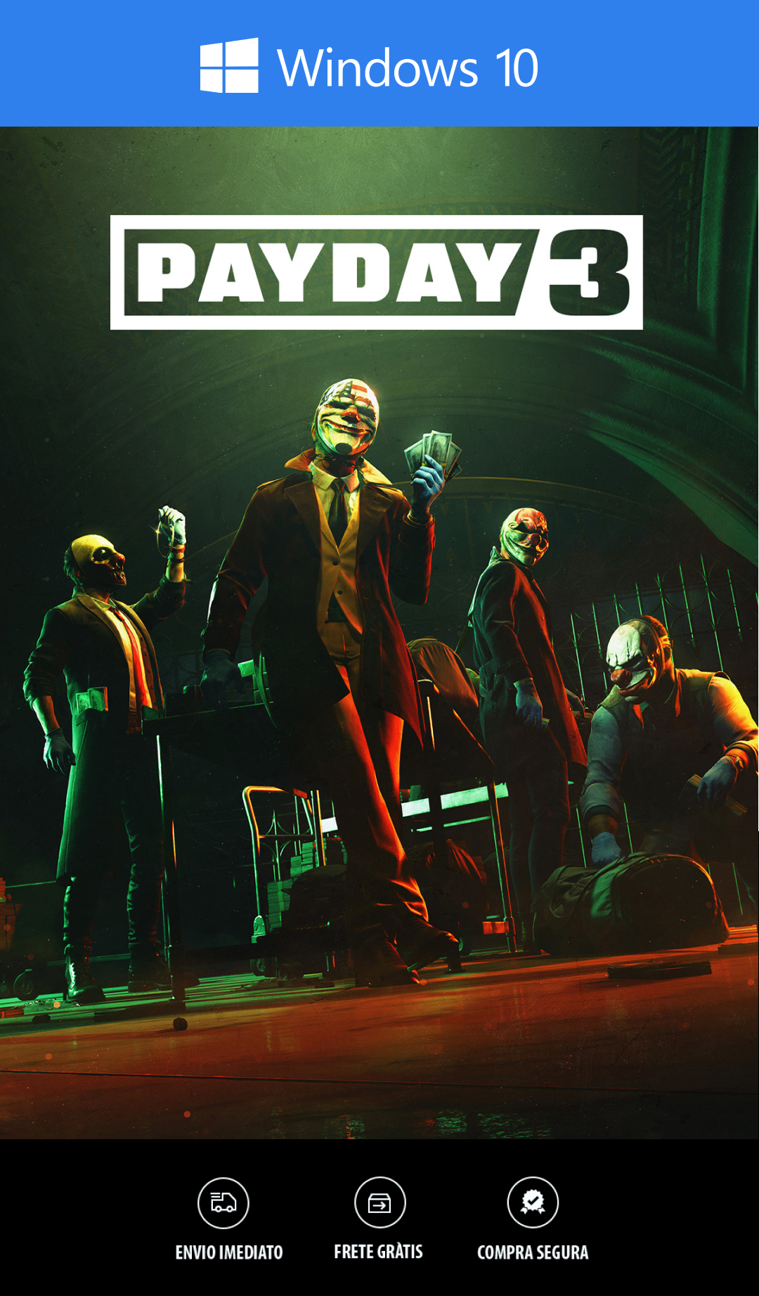 Payday 3 usará Denuvo na versão PC