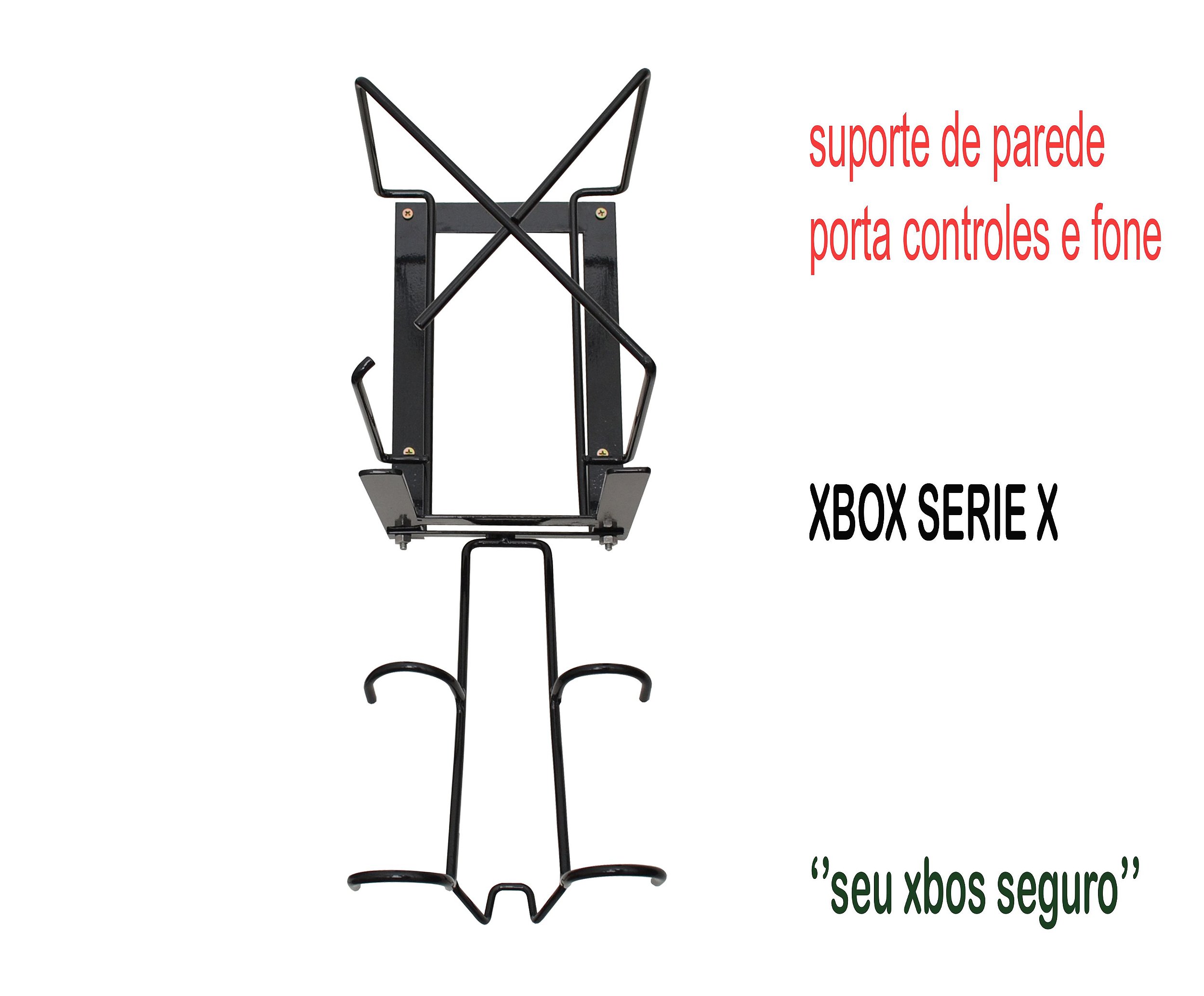 Suporte De Parede Para Xbox Series X Drywall Painel