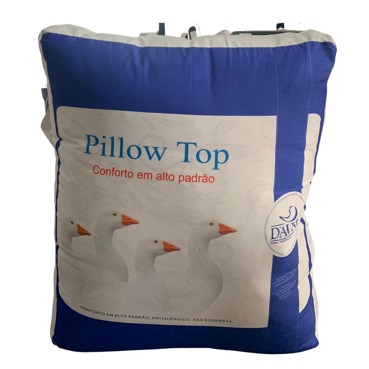 Pillow Top Queen 15 Plumas 85 Penas Daune Loja de Colchão