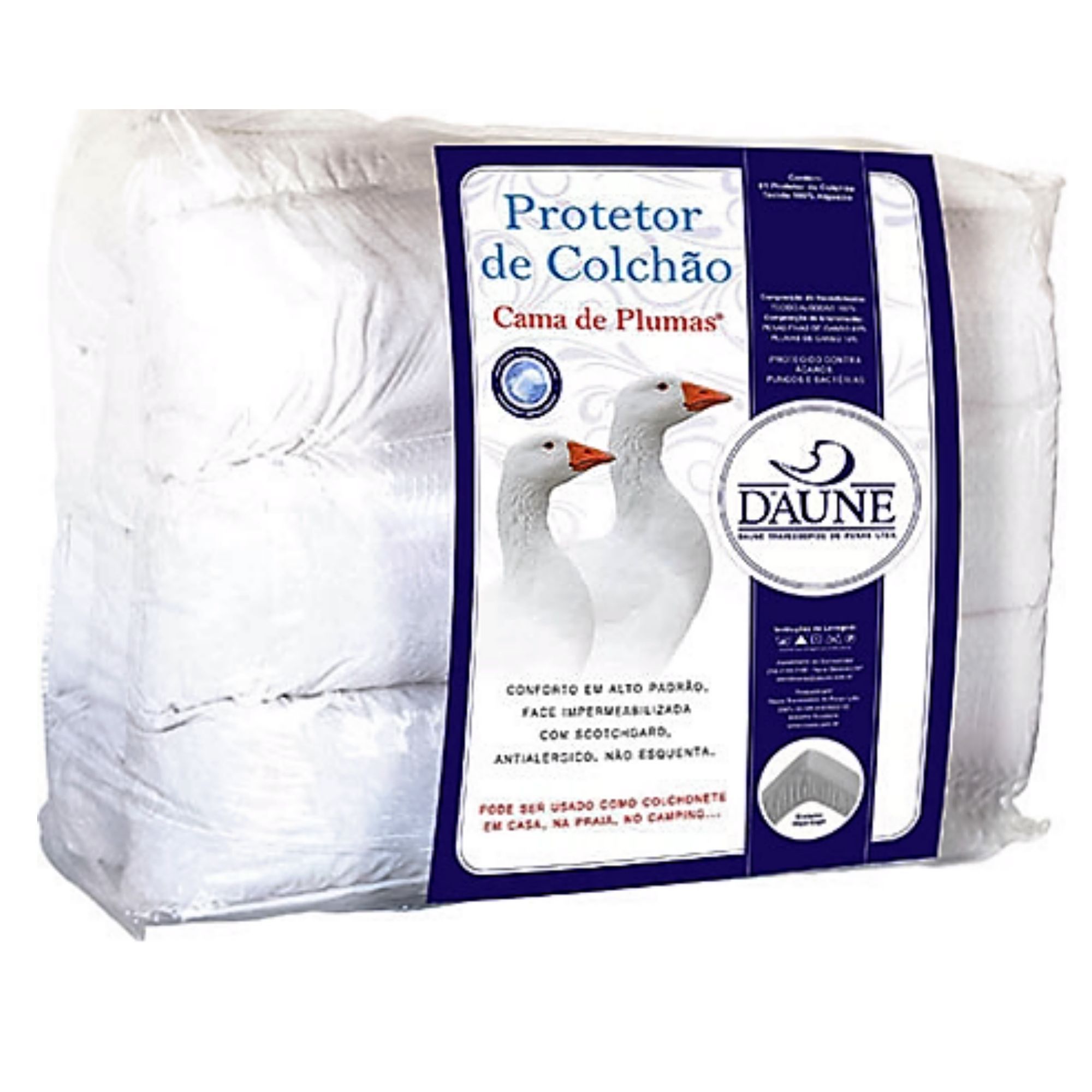 Pillow Top Queen 15 Plumas 85 Penas Daune Loja de Colchão