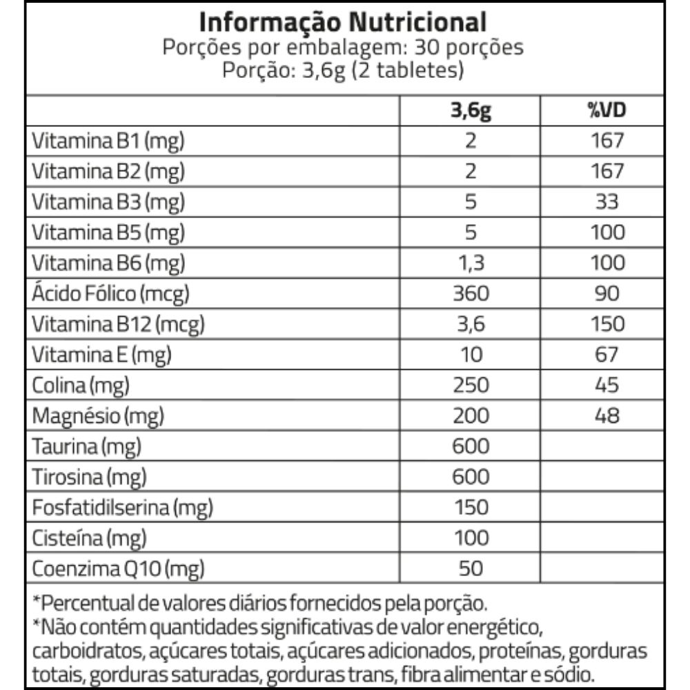 True Brain Up Nootropic AM/PM 60 Tabs - True Source - Taurene Suplementos