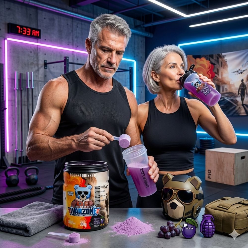 Warzone Pre workout Purple Heart Punch 300g - Under Labz - Taurene ...