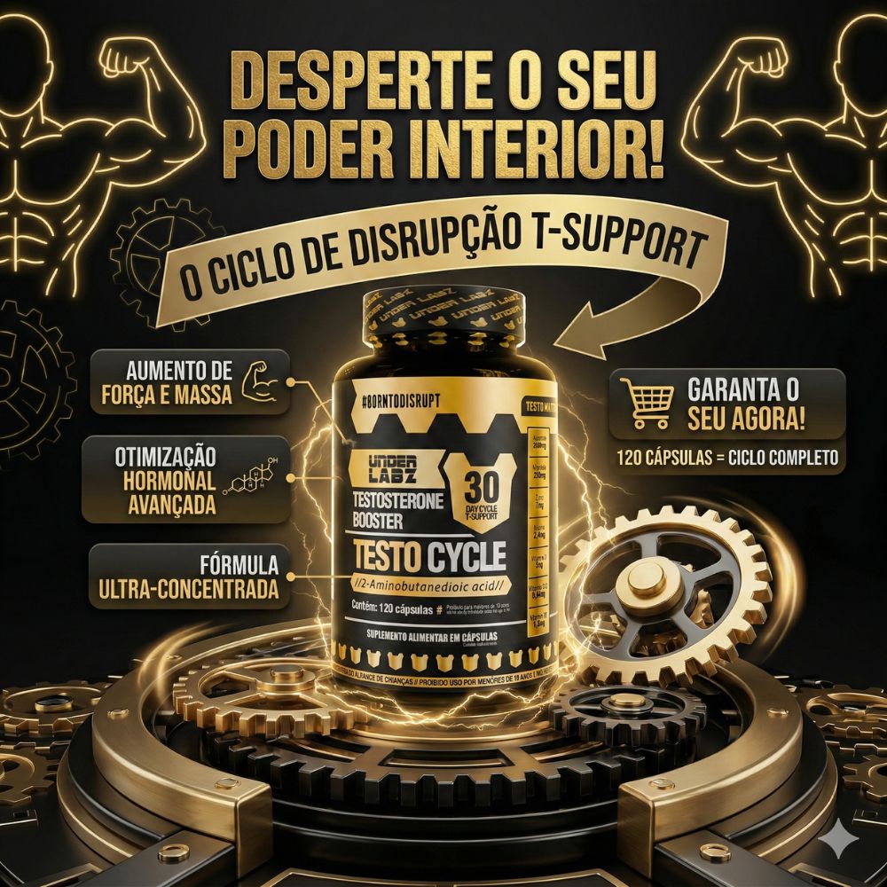 Testo Cycle Testo Cycle 120 Capsulas - Under Labz - Taurene Suplementos