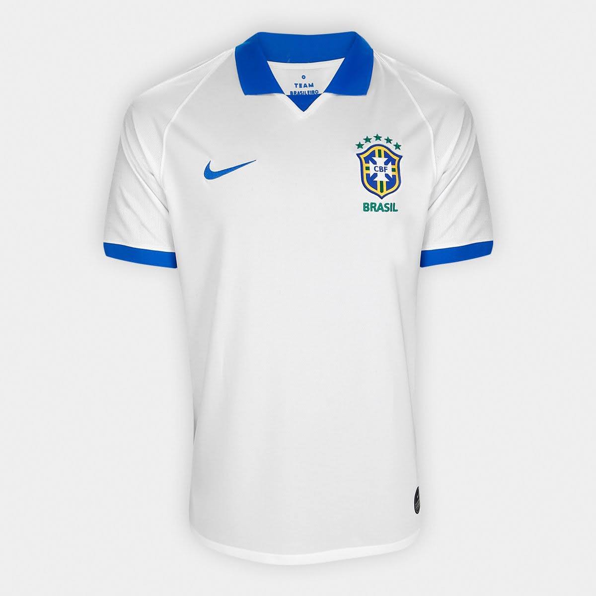 Camisa Seleção Brasileira Branca 2019 Gola Polo - FUTCWB IMPORTADOS -  Camisas Futebol e Basquete NBA
