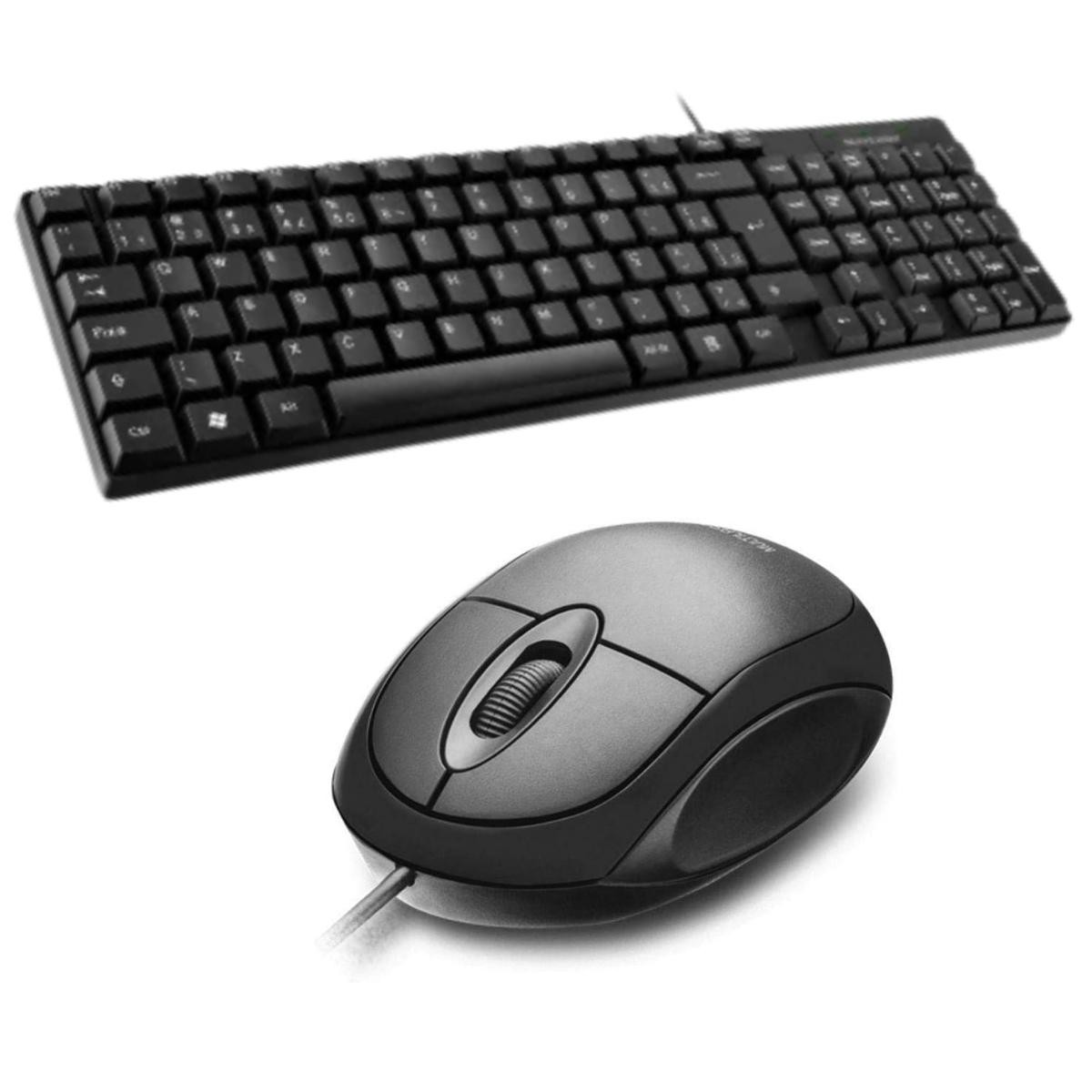 Kit Teclado e Mouse Básico Slim Usb Combo Office Multilaser - Tudo em  Informática Pc Gamer Escritório Melhores Ofertas