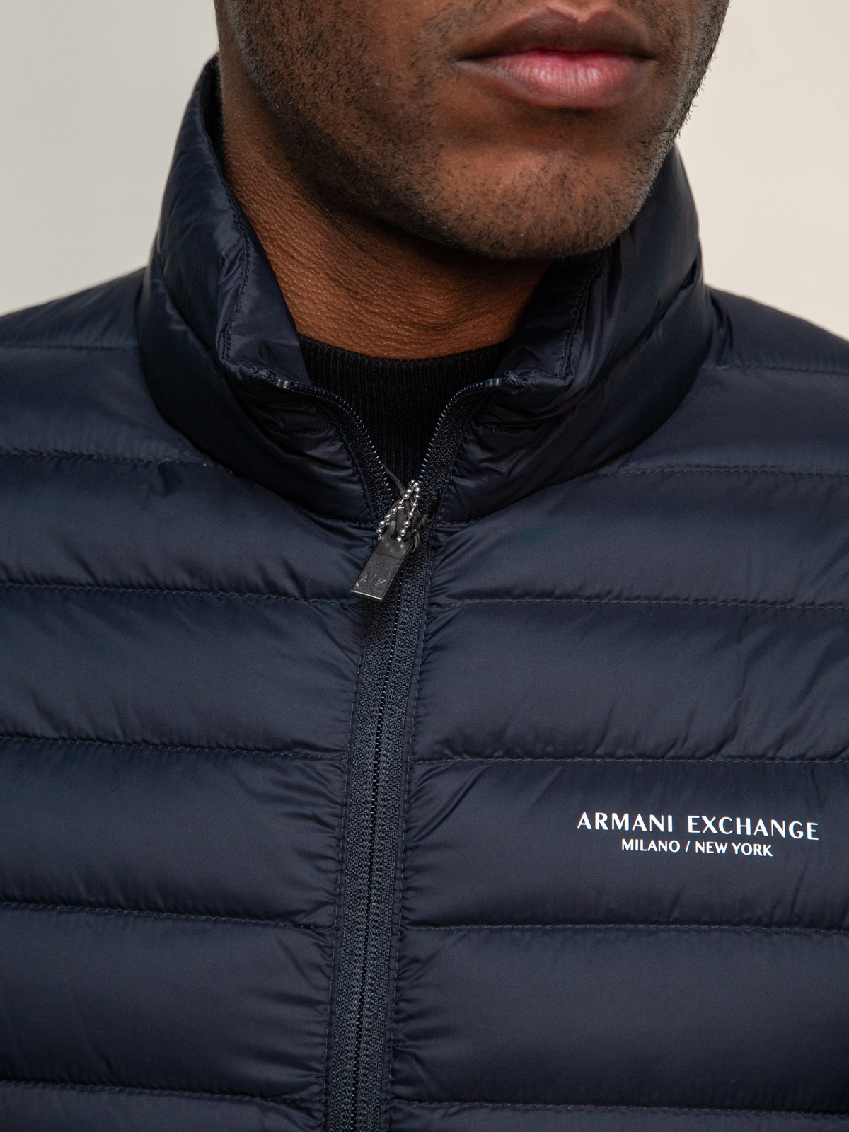 Jaqueta Puffer Armani Exchange Navy Masculina - Casa das Camisas