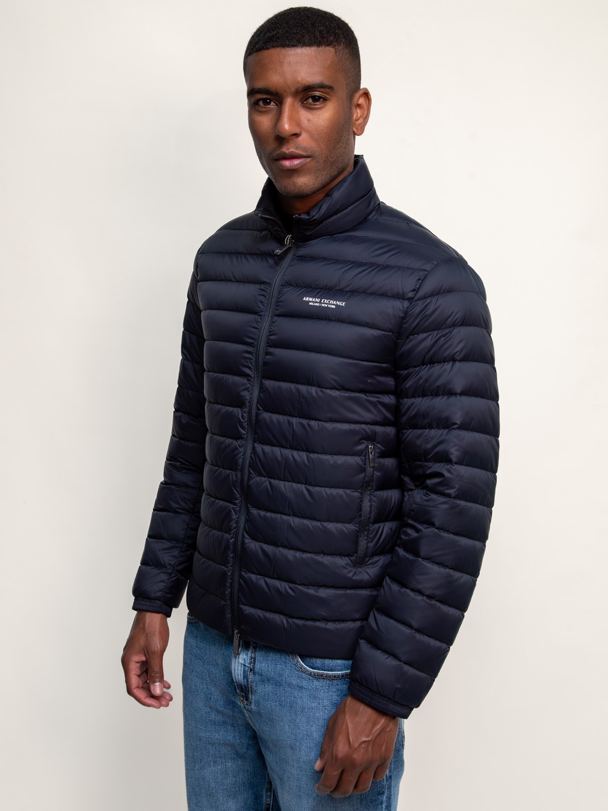 Jaqueta Puffer Armani Exchange Navy Masculina - Casa das Camisas