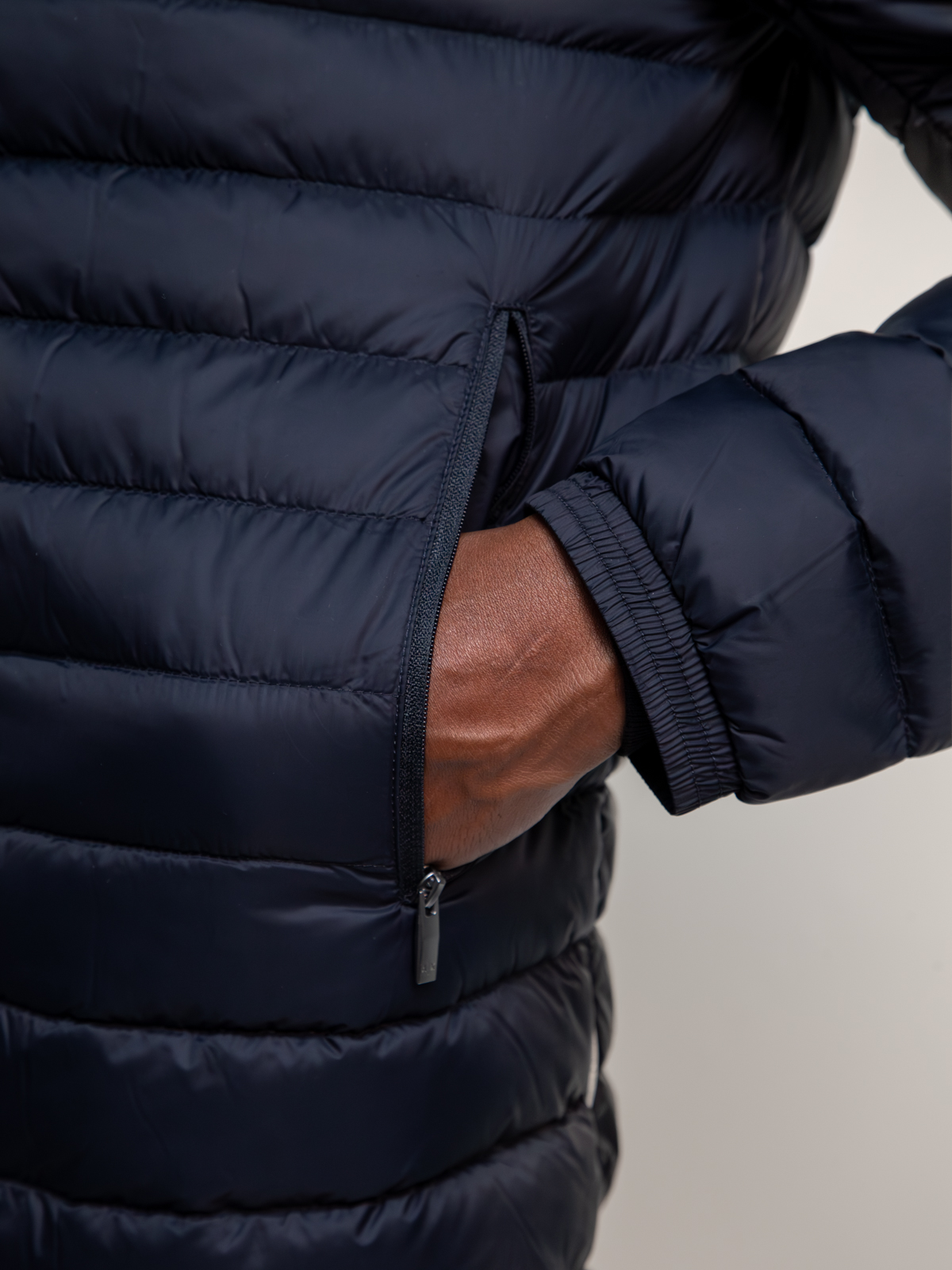 Jaqueta Puffer Armani Exchange Navy Masculina - Casa das Camisas