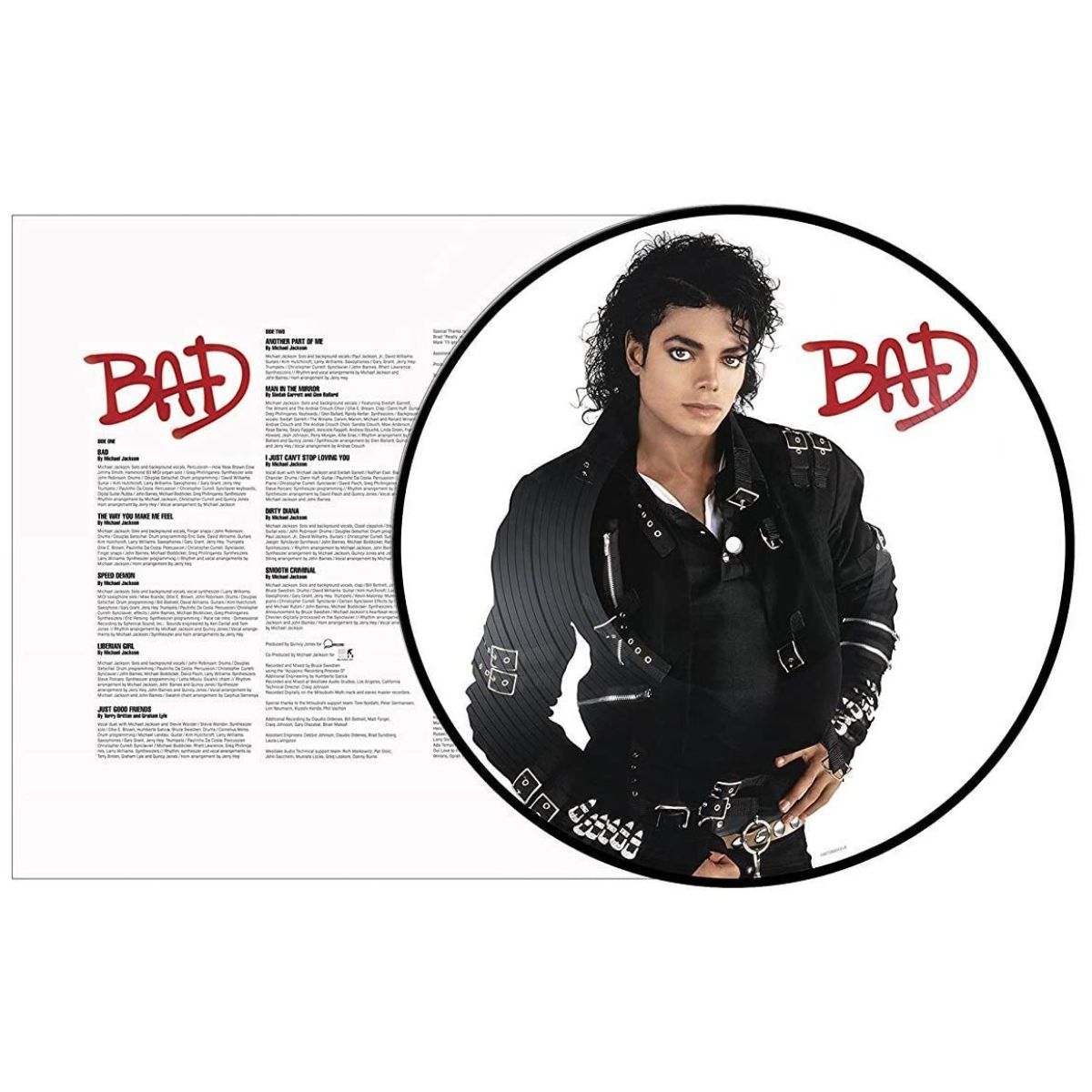 Disco de Vinil (Picture Disc) - Michael Jackson - Bad - LP, Novo