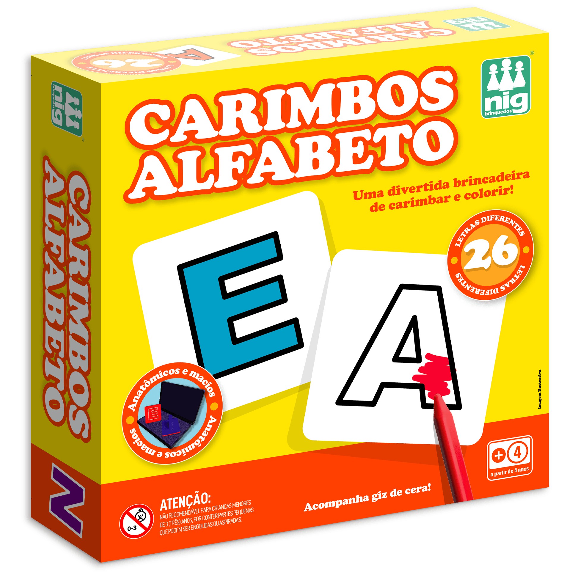 Kit 3 Jogos Educativos Alfabetizacao Infantil Numeros Letras - Nig  Brinquedos