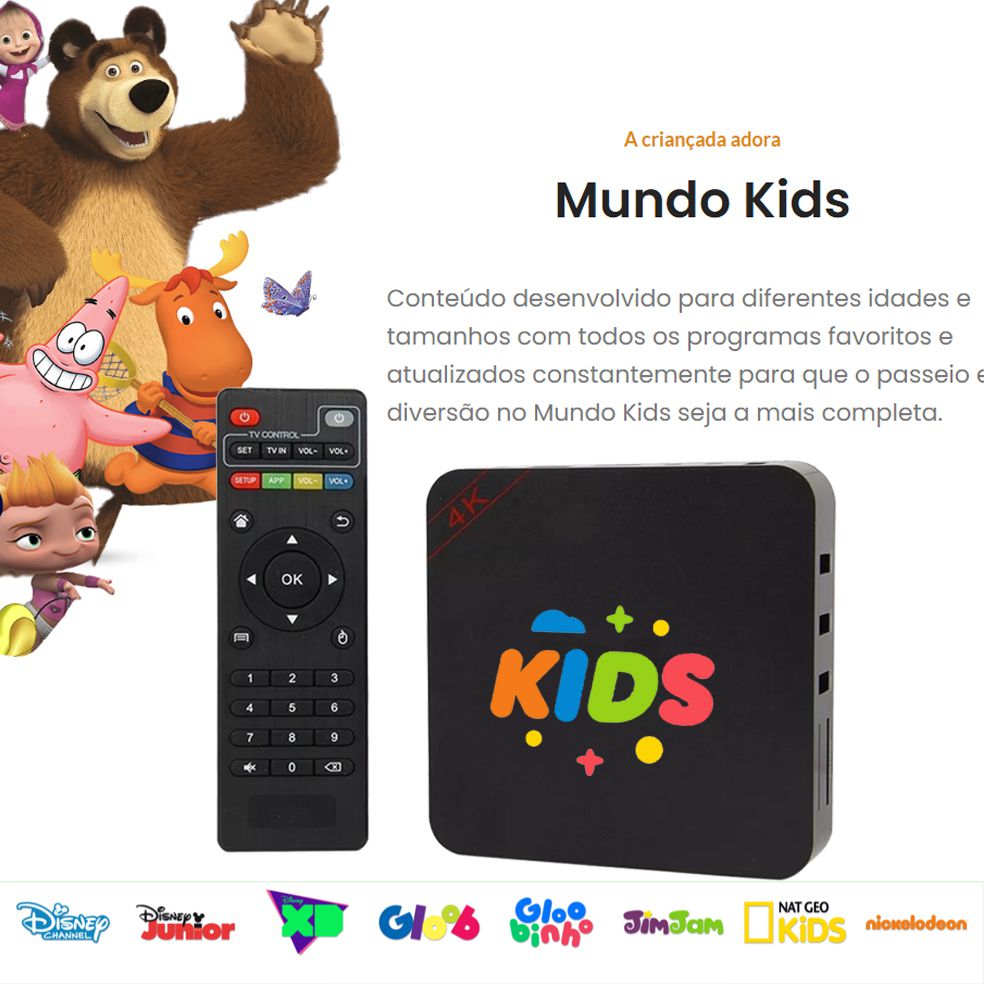 Mundo Kids – BTV Box – A melhor TV Box do Brasil