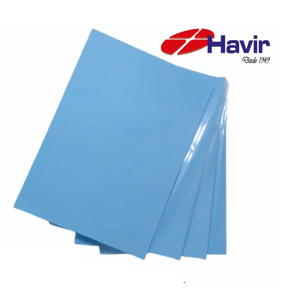 Pacote Papel Sublimático A4 Fundo Azul Havir (100 Folhas) - Color Hands  Brindes