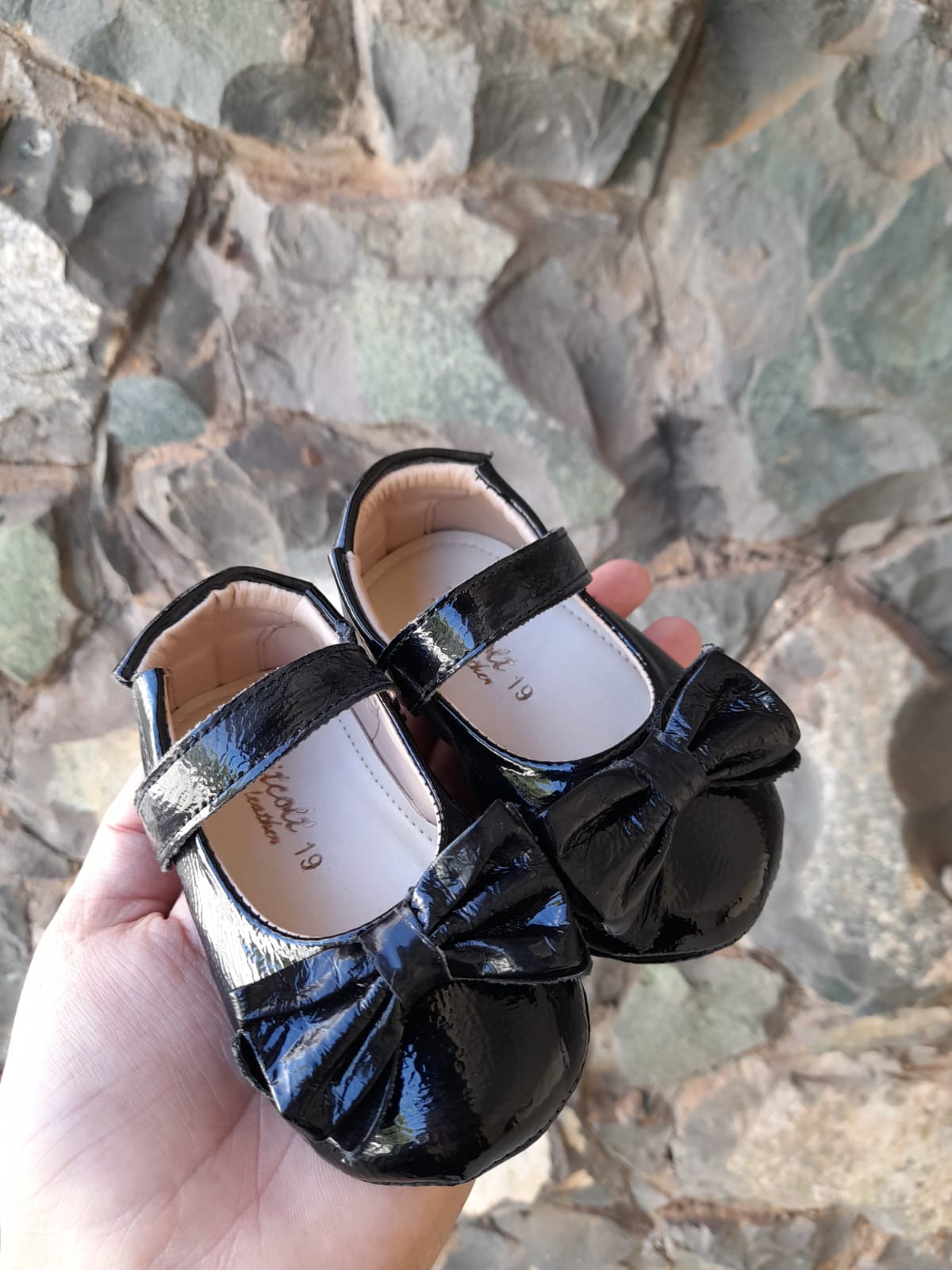 sapato baby menina de laço - KitColt - Calçados Infantils em Couro