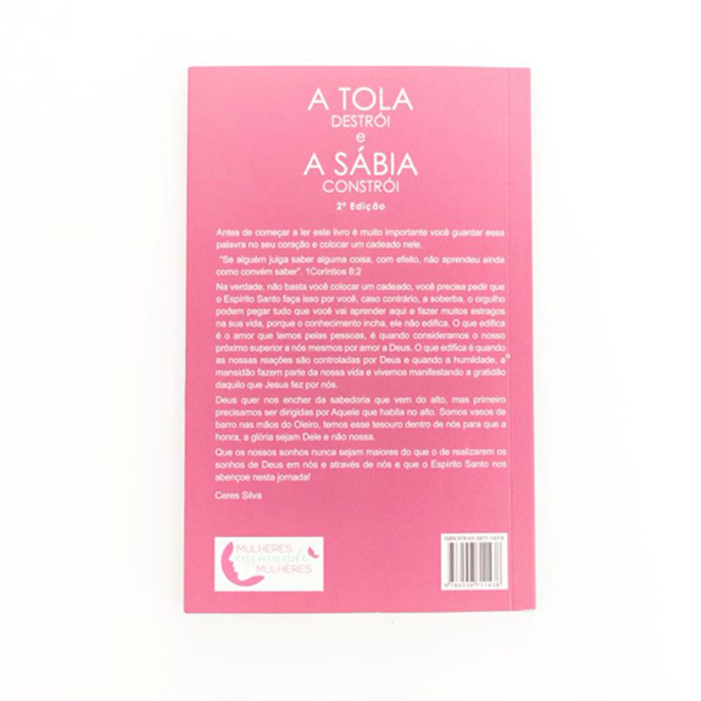 Livro - A Tola Destrói e a Sábia Constrói Vol. 1 - Mulheres Ensinando ...