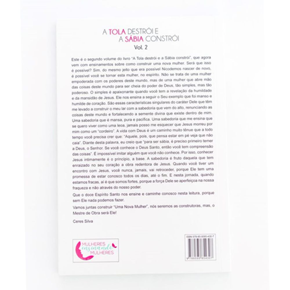 Livro - A Tola Destrói e a Sábia Constrói Vol. 2 - Mulheres Ensinando ...