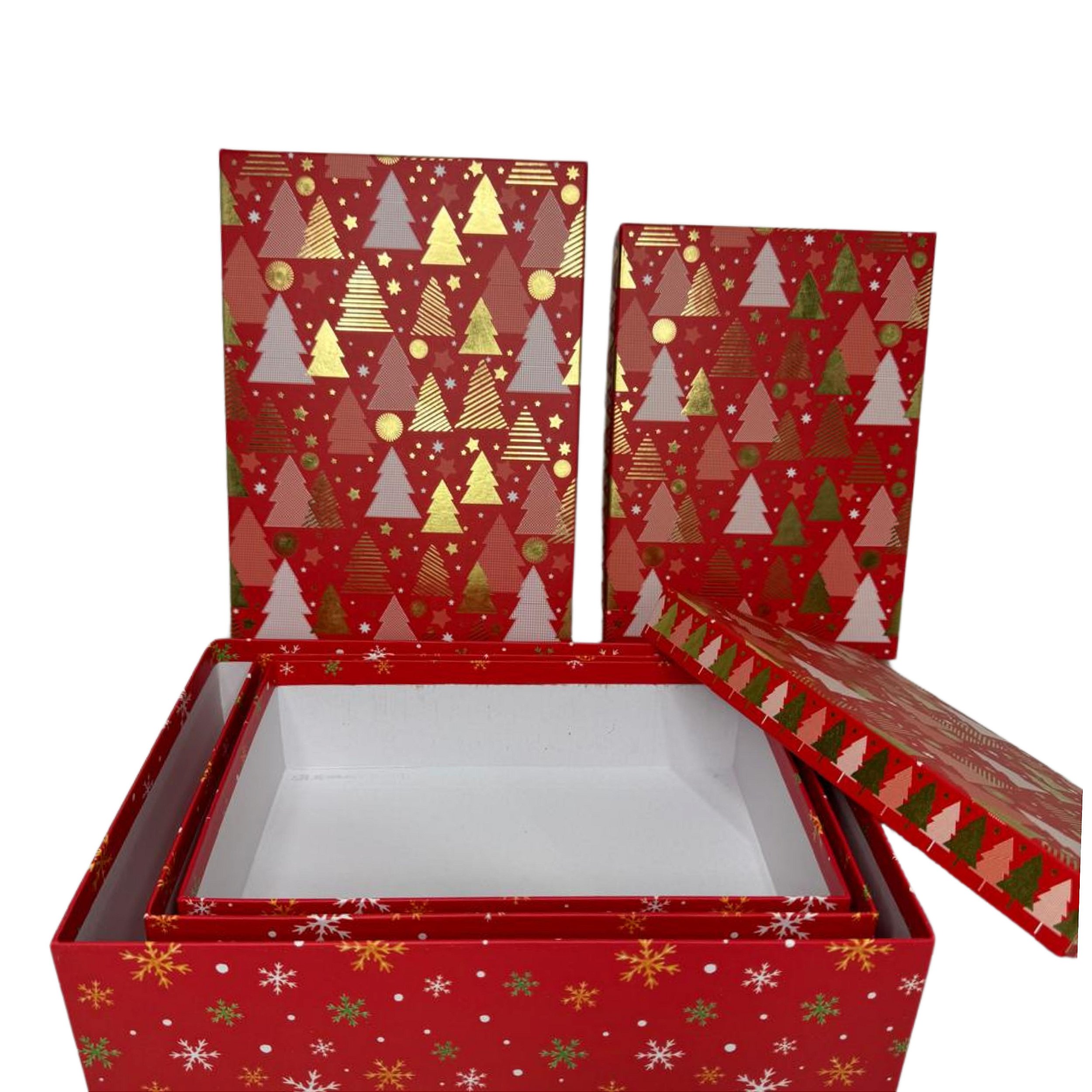 Conjunto de caixas rígidas com aplicação de hotstamping - tema