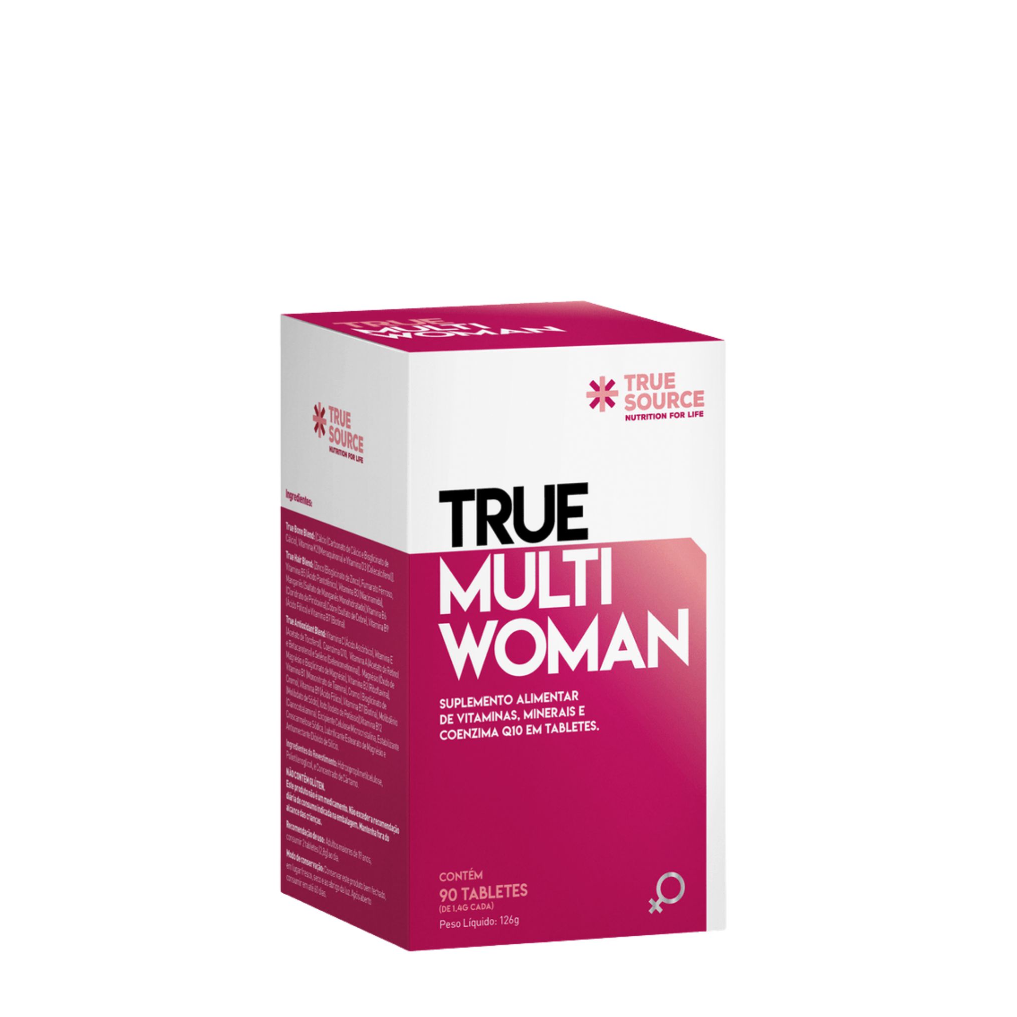 True Multi Woman ( 90 Caps ) True Source - Bionutrition Suplementos