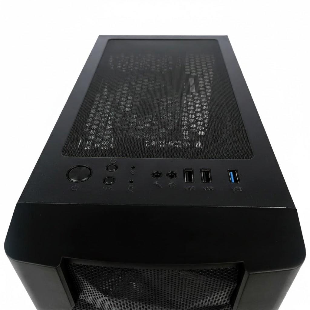 Gabinete Gamer RGB ATX M-ATX Lateral em Vidro D-ATX17 - Gimix