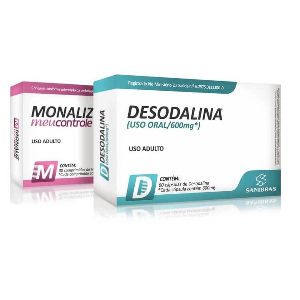 Kit Emagrecedor Desodalina + Monaliz - Sanibras