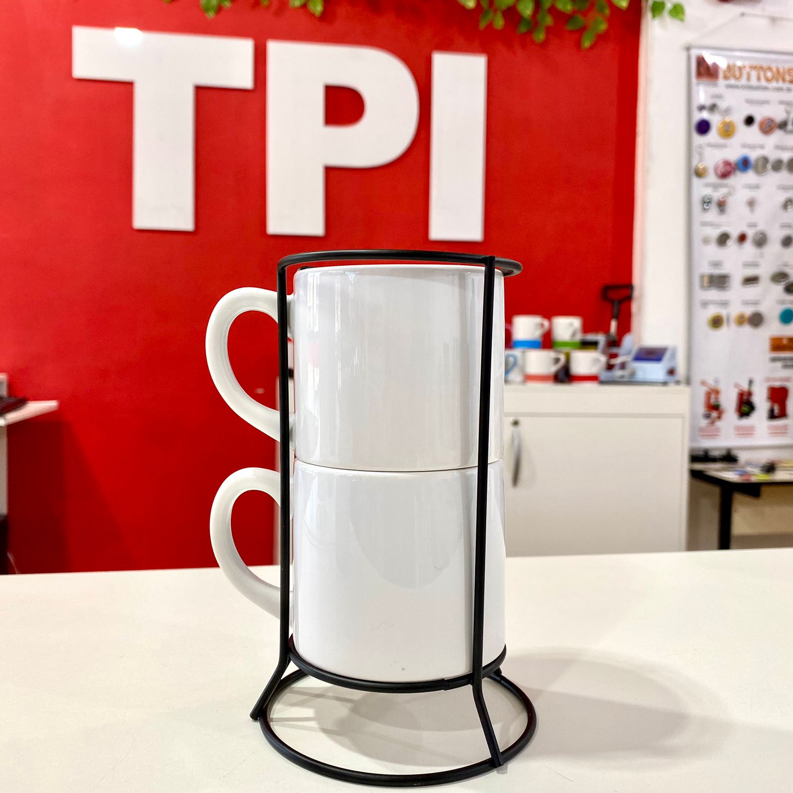 Kit Torre Majestic 2 Xícaras 325ml com Suporte Prata | LiveSub