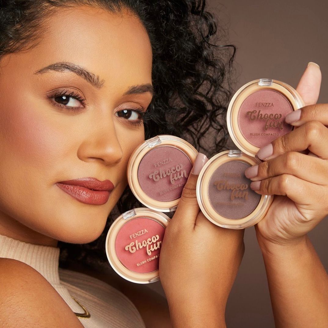 Blush Compacto Choco Fun (COR Suisse) - Fenzza - Imagine Tudo Isso