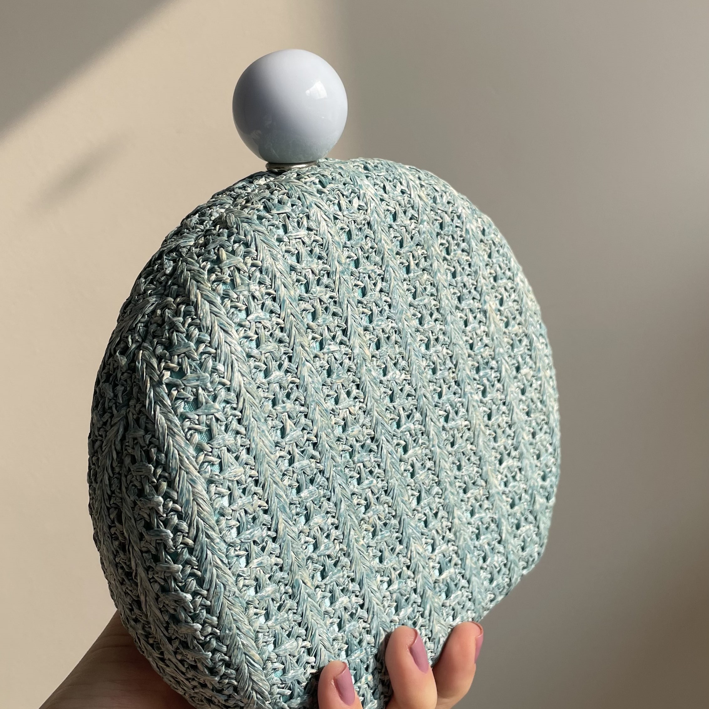 Clutch azul claro hotsell
