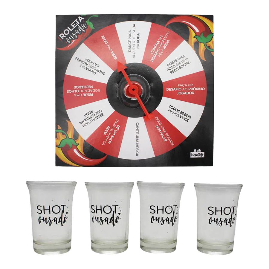 Jogo Roleta Shot Drink Bebidas Festas