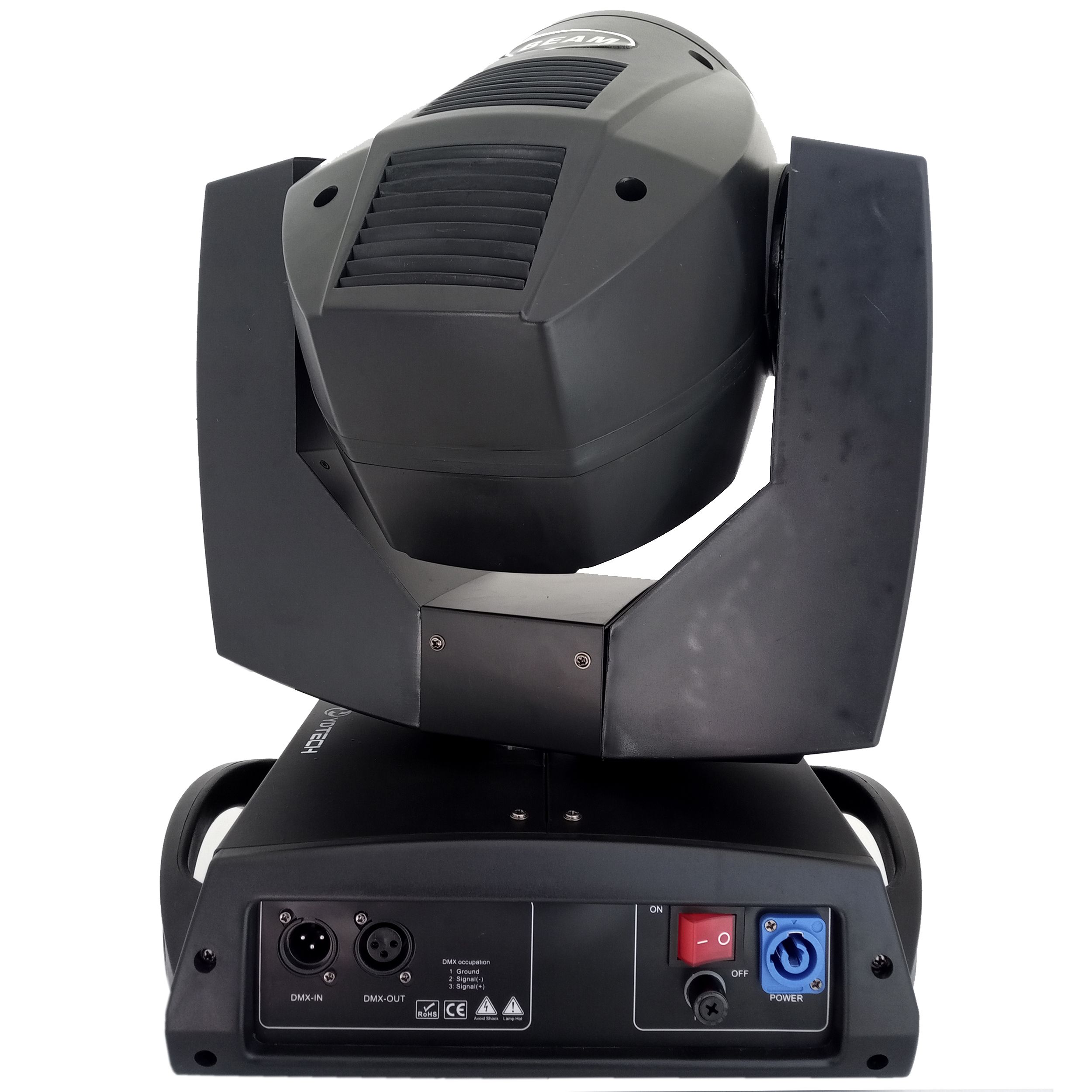 Moving Beam 200w 5r Head Lâmpada Philips 16 Canais Turbinado Festa