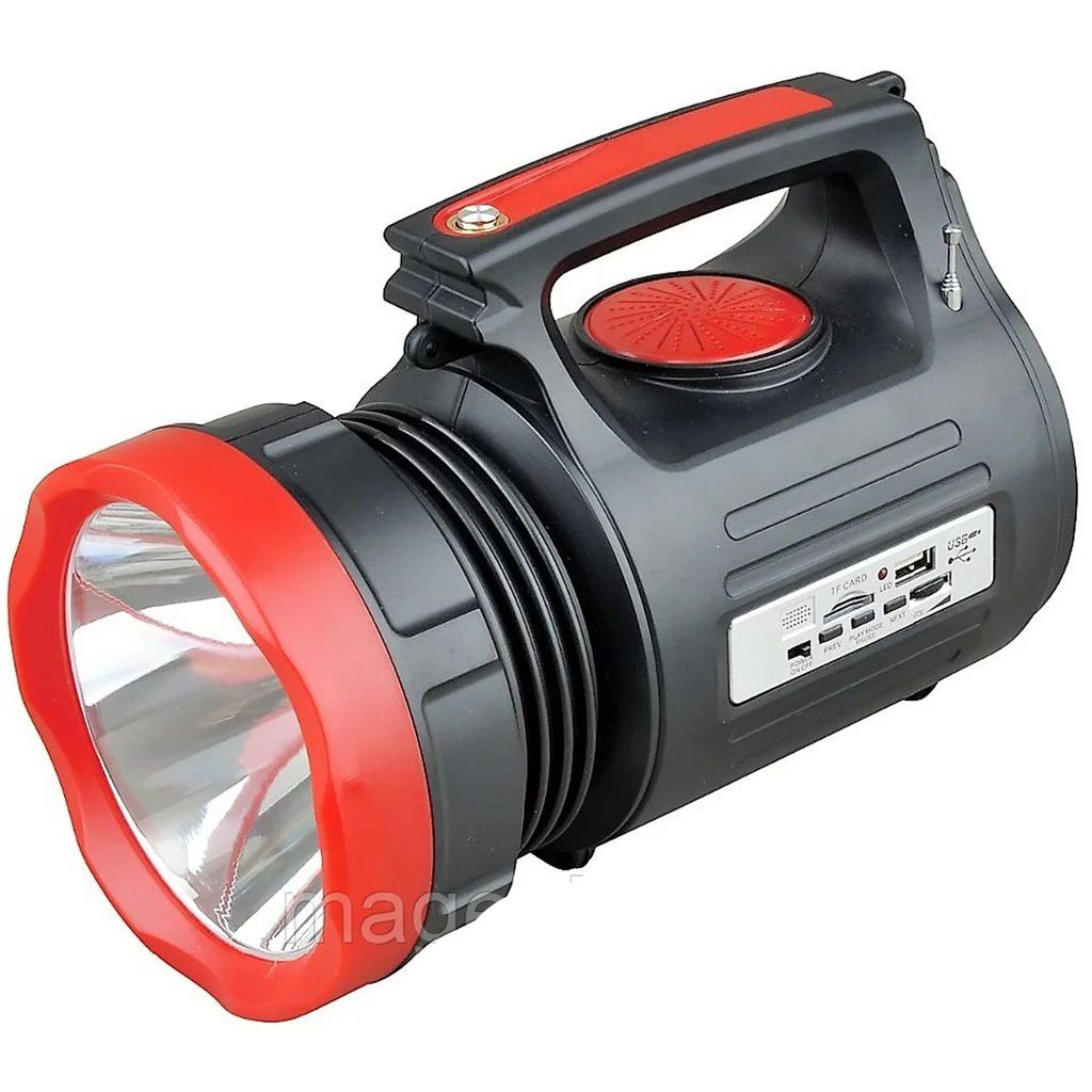 Kit Luminaria Solar Bluetooth Radio USB Micro SD Lanterna ARCO ÍRIS LED