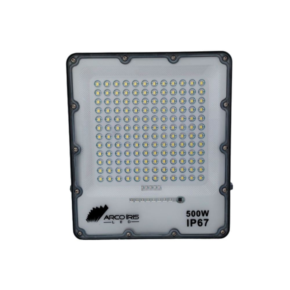 Refletor Solar 500W Holofote Led Com Placa Automático Ip67 - 81959 ...