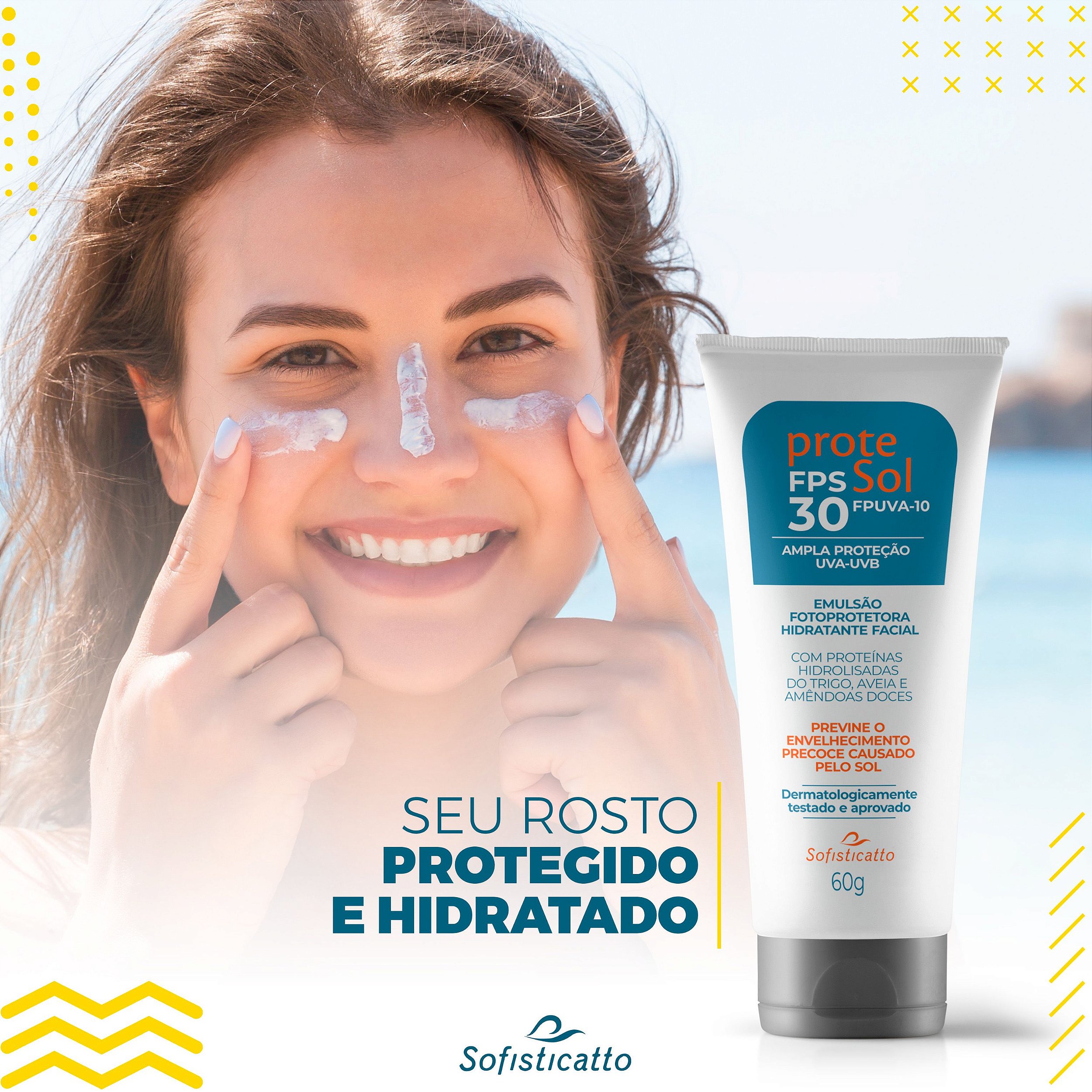 Filtro Solar Protesol FPS 30 60g - Perene Cosméticos