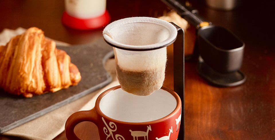 Mini Coador de Café Pressca Bronze - Sebastian Coffee