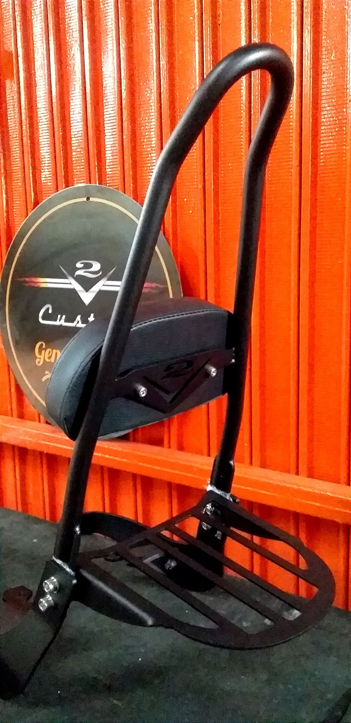 Bar Easy Rider Sissy bar Easy Rider fixo encosto - Chopper Road 150 com bagageiro - V2 ...