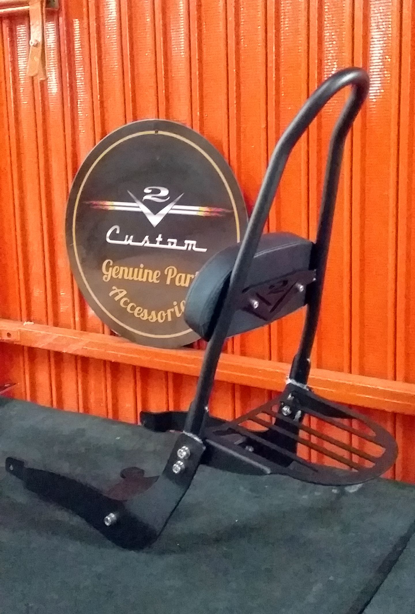 Bar Easy Rider Sissy bar Easy Rider fixo encosto - Chopper Road 150 com bagageiro - V2 ...