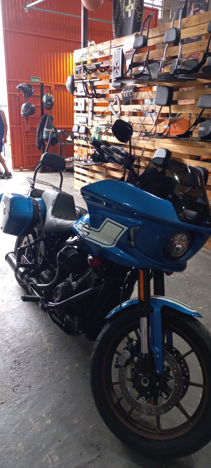 Bar Easy Rider Sissy bar Easy Rider Destacavel Low Rider ST Fast Johnnie - V2 Custom
