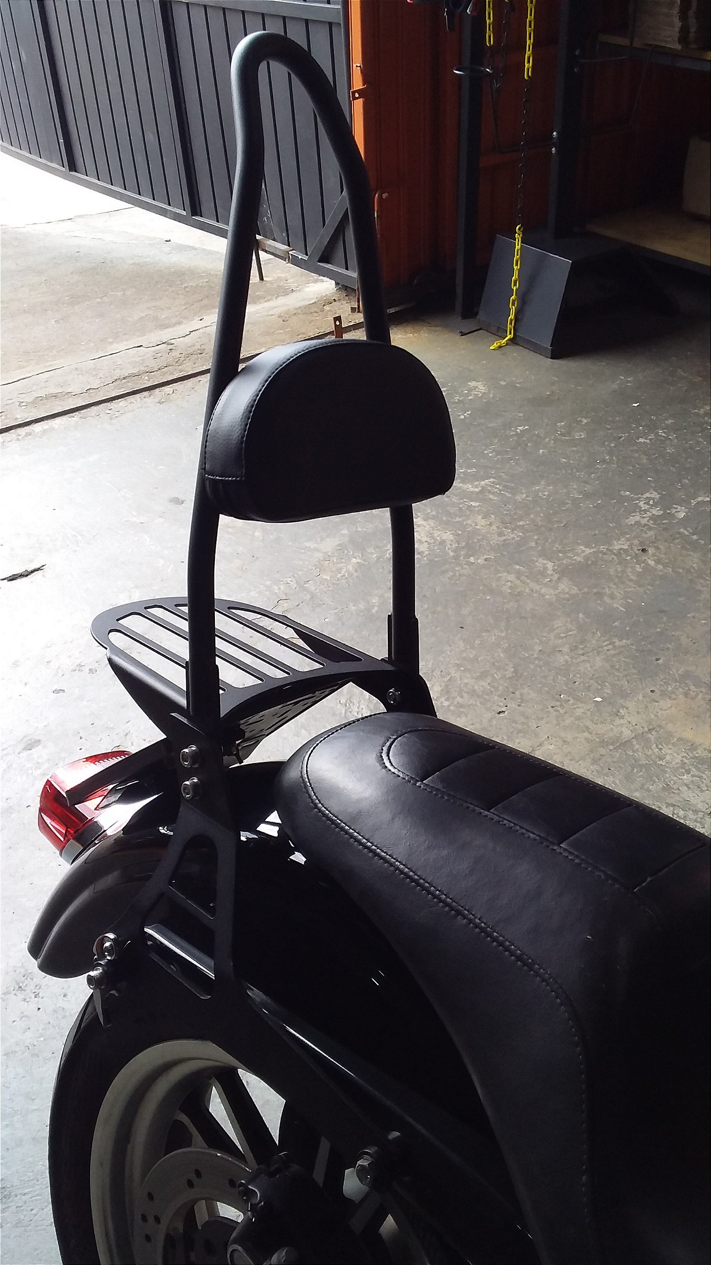 Bar Easy Rider Sissy bar Easy Rider destacável Harley Davidson Fat Bob até 2017 - V2 ...