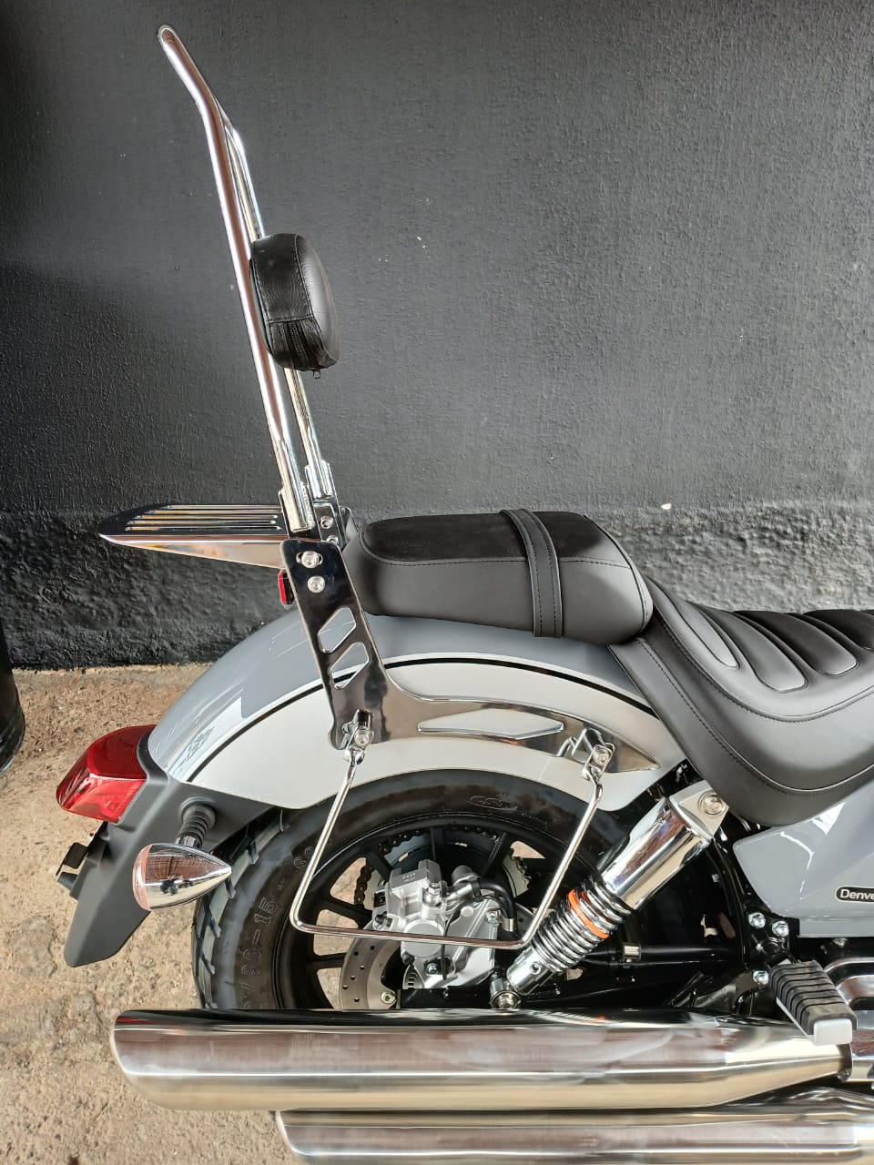 Bar Easy Rider Sissy bar Easy Rider fixo Shineray Denver 250 - V2 Custom