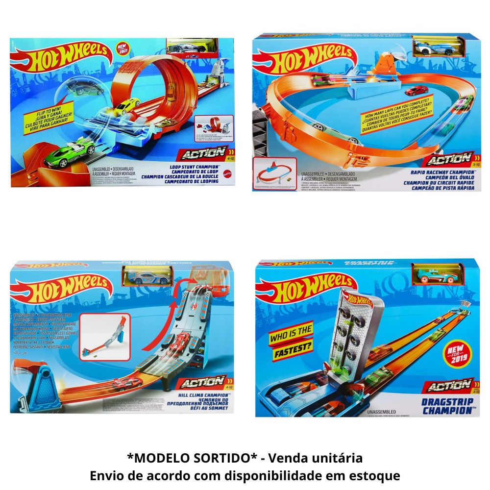 Hot Wheels Conjunto De Pista Campeonato De Looping - Mattel