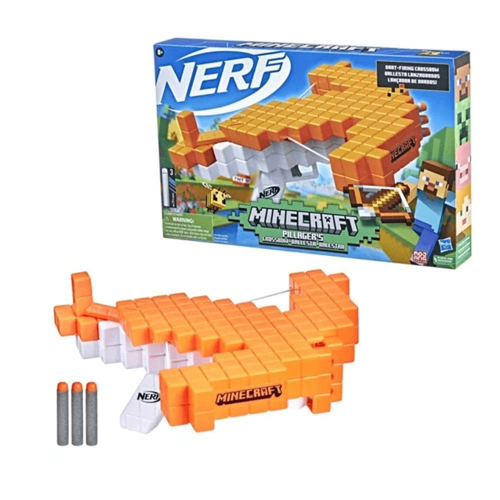 Brinquedo Infantil Nerf metralhadora minecraft com som e luz brinquedo Mine  Craft