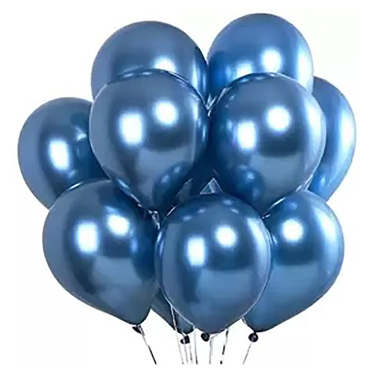 Kit 100 Balão Bexiga Metalizado N°5 Azul Diversas Cores Atacado -  SeletoStore