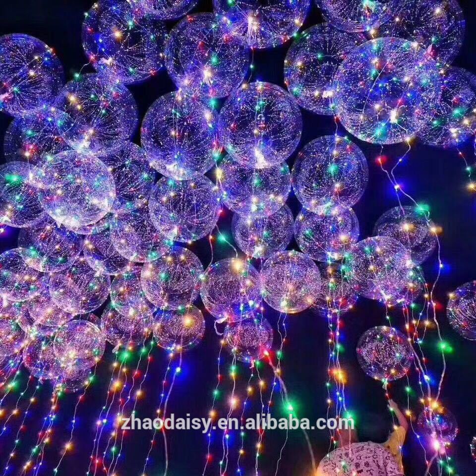 Balão Bubble Com Led Colorido Aniversário, Formatura, Casamento ...