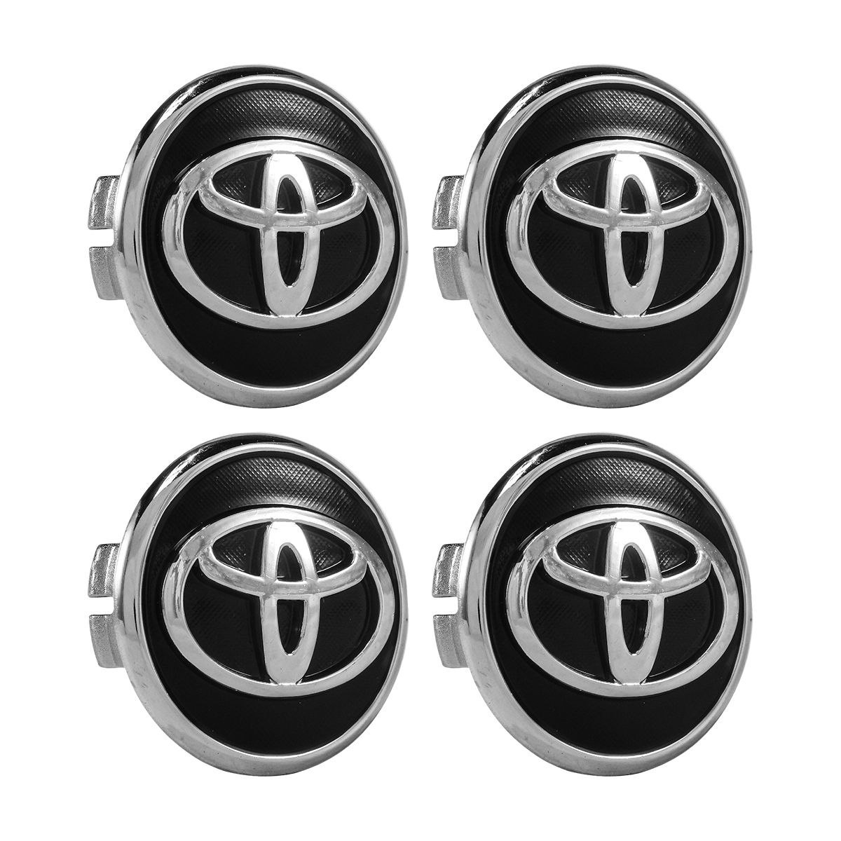 Jogo Calotinha 55mm Centro de Roda Toyota Corolla Etios Preta - Delivery  Peças | Acessórios Automotivos
