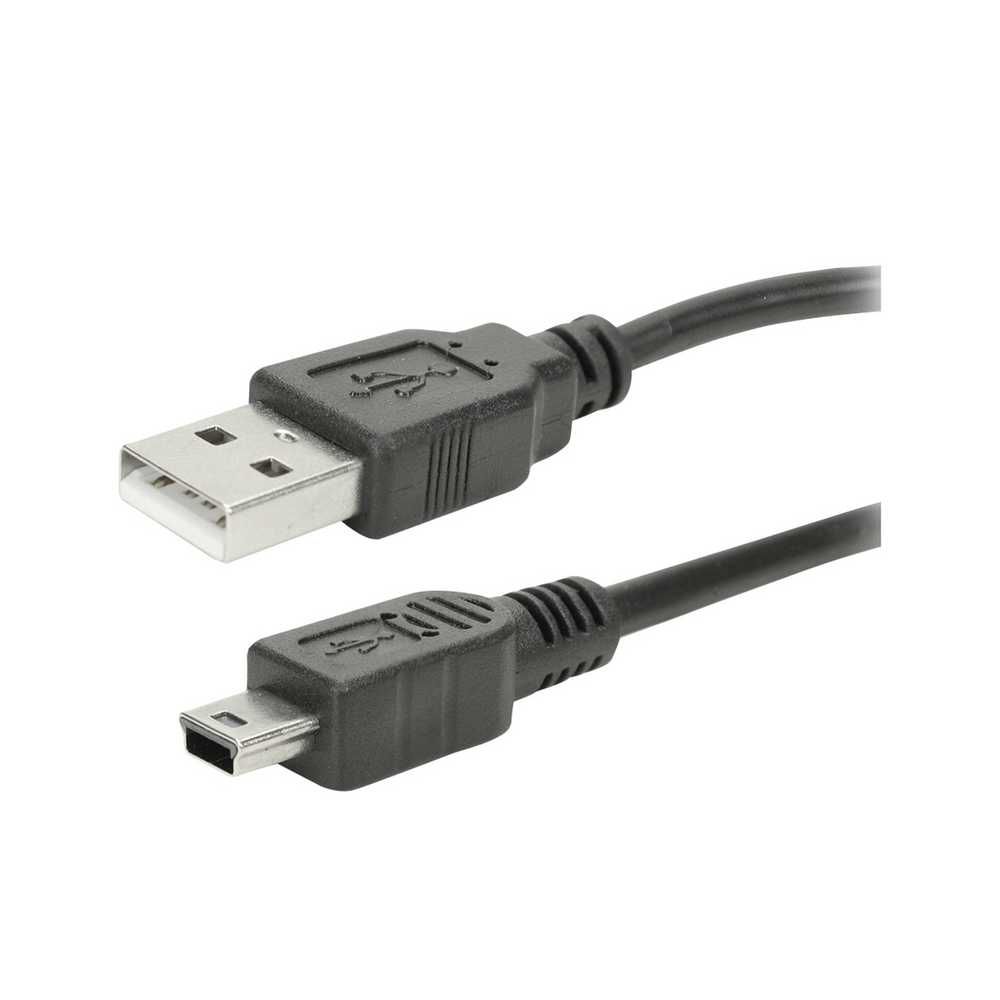 Cabo Usb Macho Para Mini Usb V Chipsce Metros Preto Deltacrux