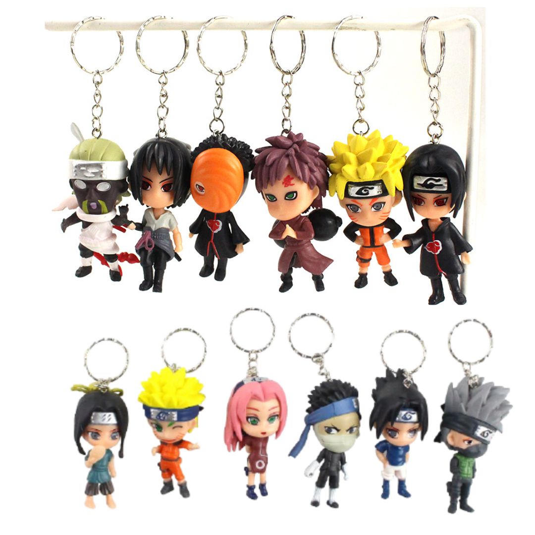 Naruto Shippuden Cartelado Kit completo com 6 bonecos 15 cm em