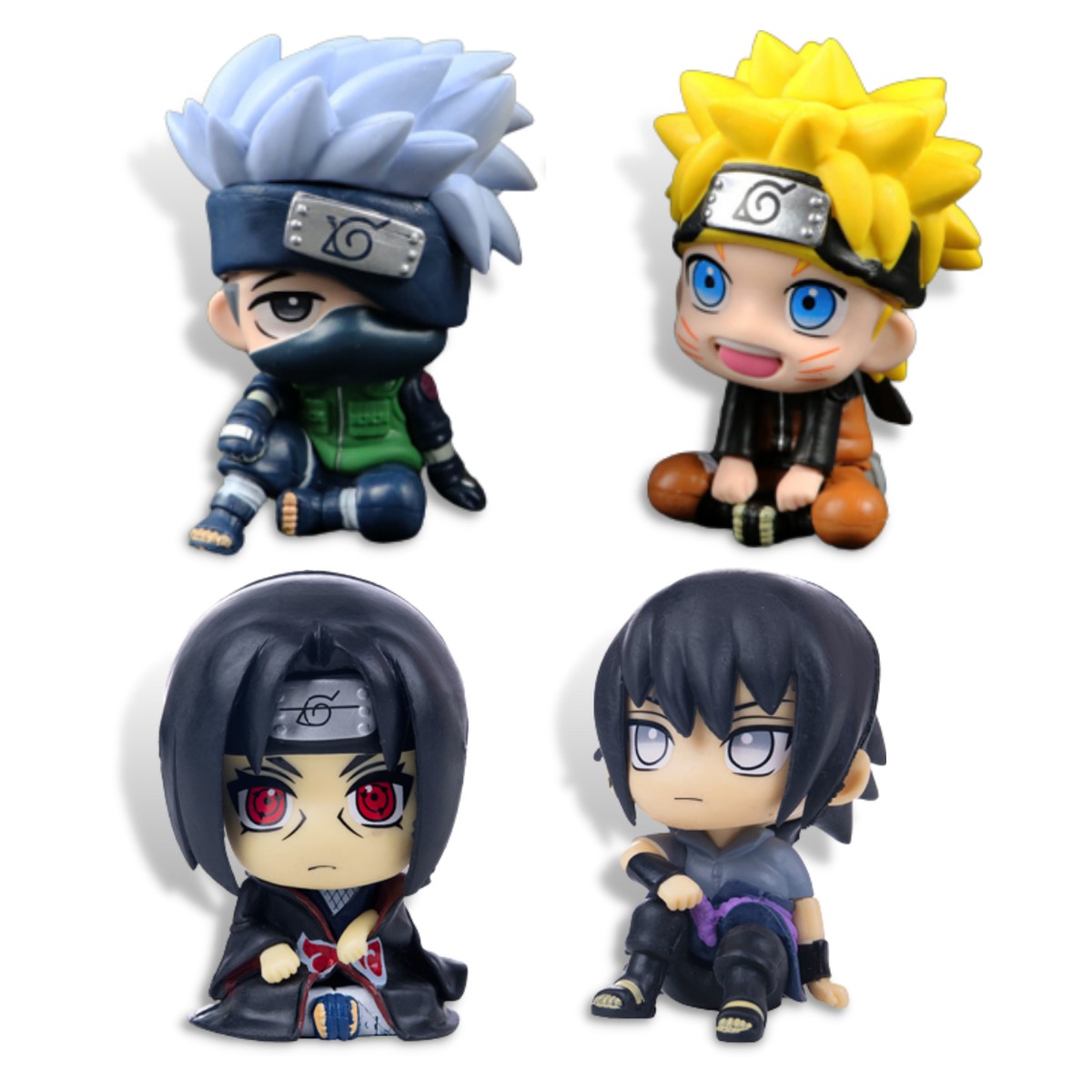 Naruto Shippuden Cartelado Kit completo com 6 bonecos 15 cm em