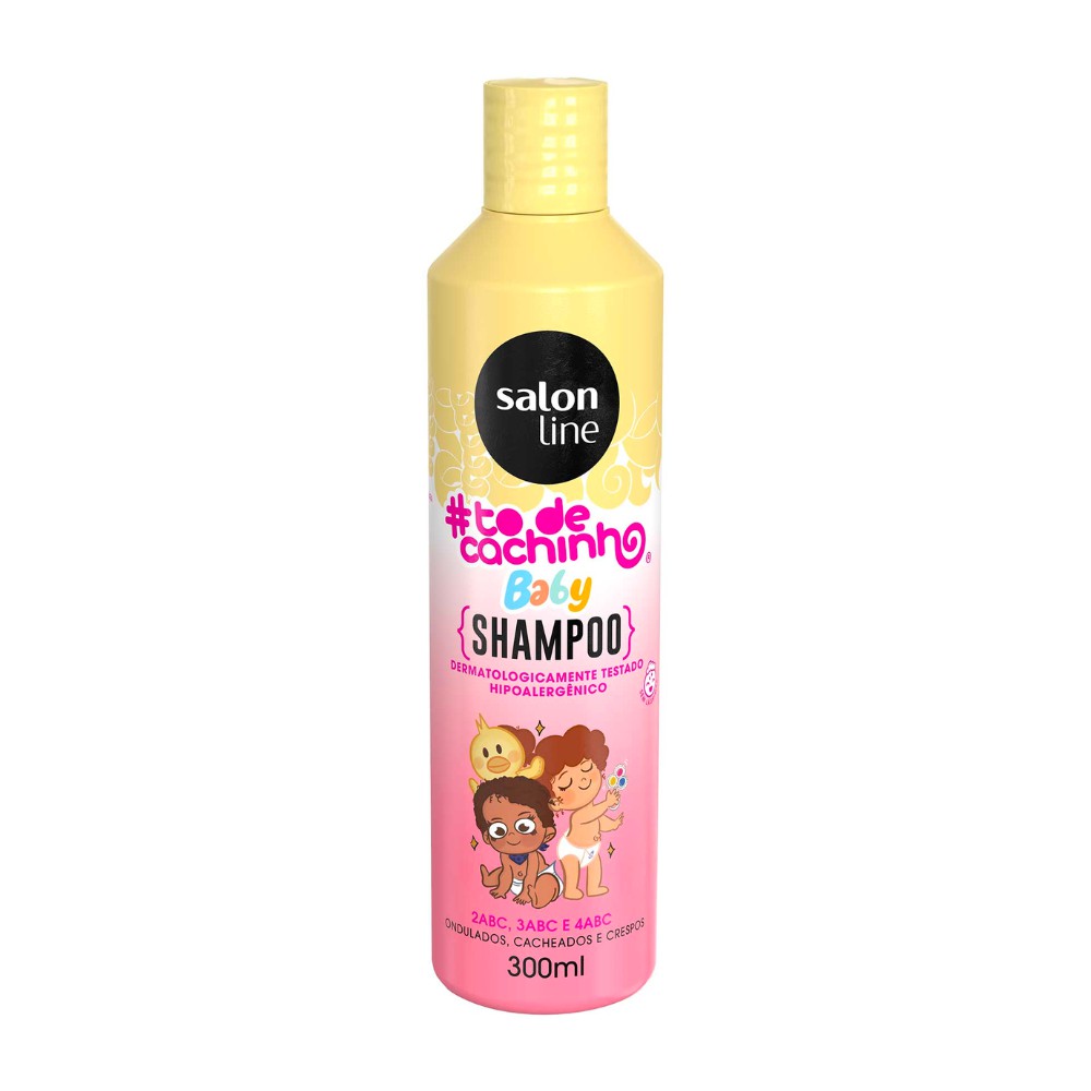 Shampoo Infantil Hipoalergênico 300ml Bolhas Divertidas