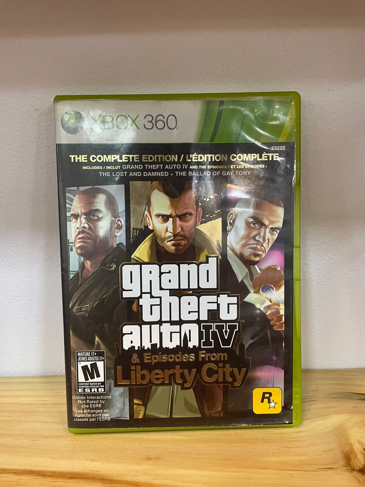 Jogo Xbox 360 Gta 4 Mídia Fisica Original