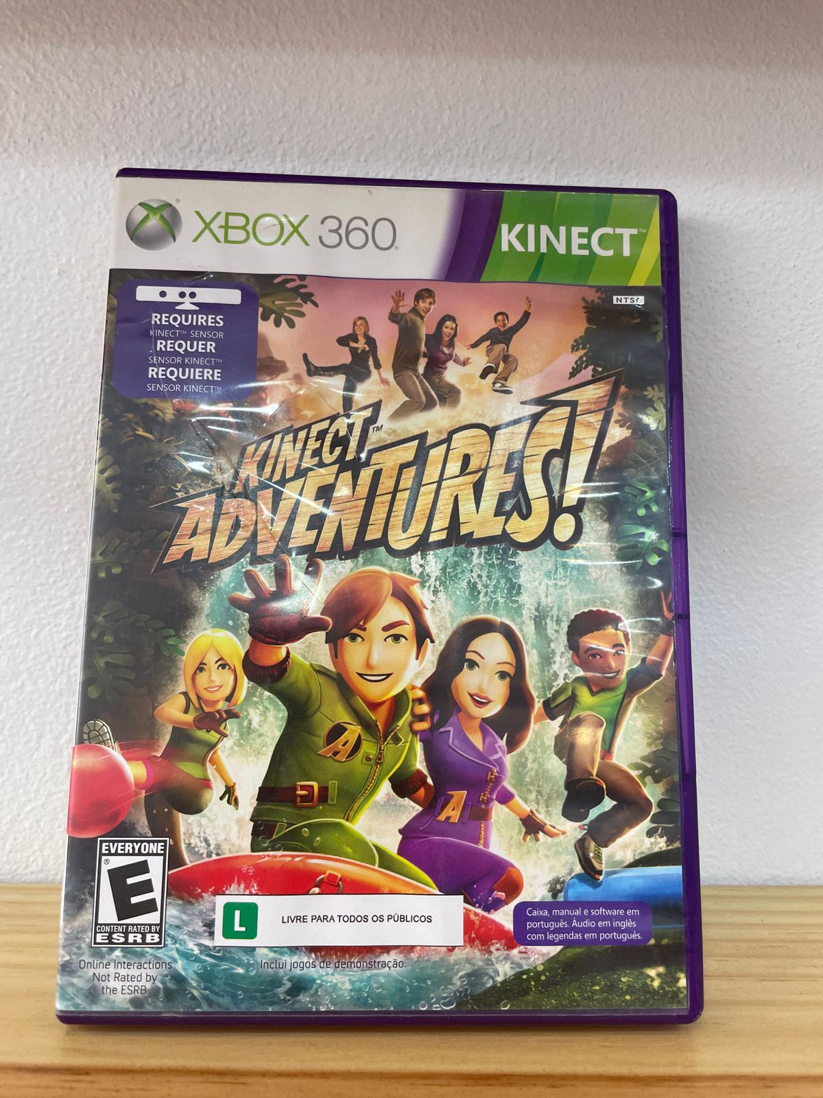 Jogo Kinect Adventures - Xbox 360 Mídia Física Usado