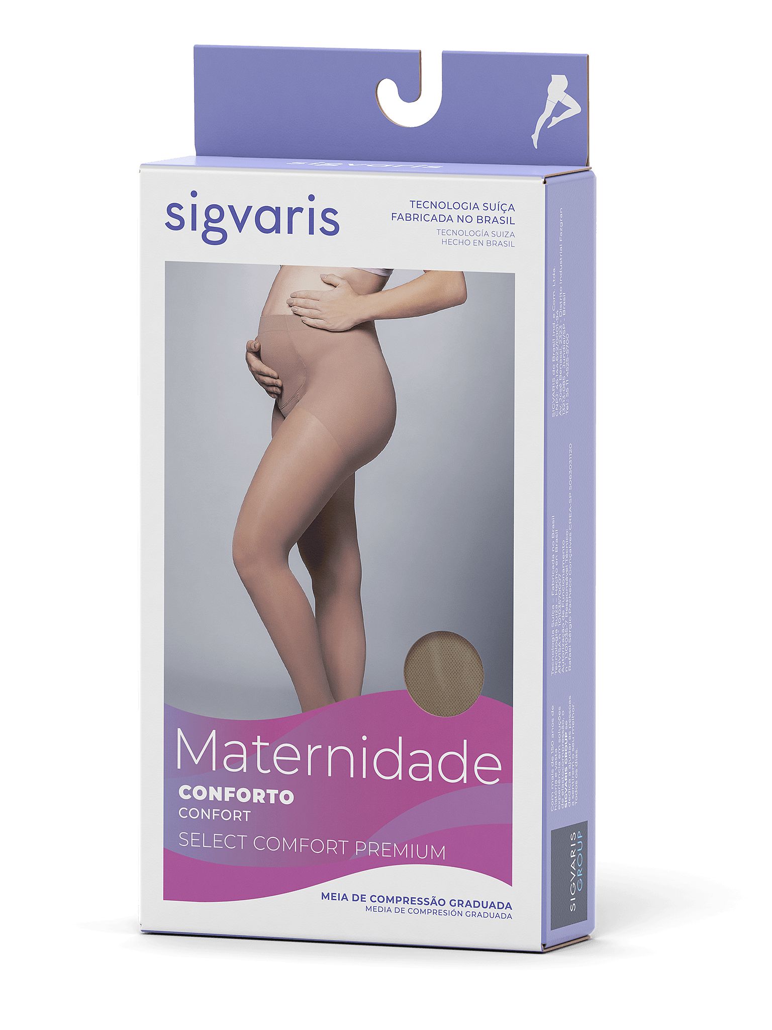 Meia Calça para Gestante Ponteira Aberta 20-30mmHg | Sigvaris - Vita's  Materiais Médicos