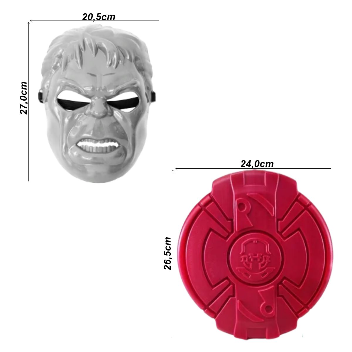 Coleção Heróis Mascara C/escudo Brinquedo Diversão Criança - DHS SHOP ...